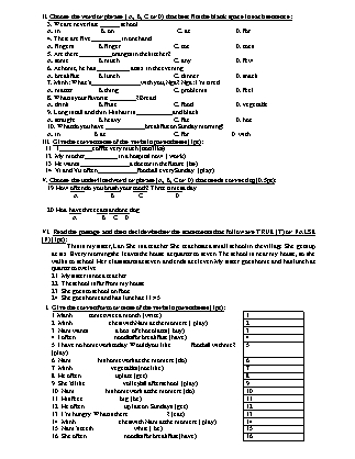 Ôn tập tiếng Anh lớp 6 Unit 10: Tổng hợp kiến thức cốt lõi cần nhớ liền.