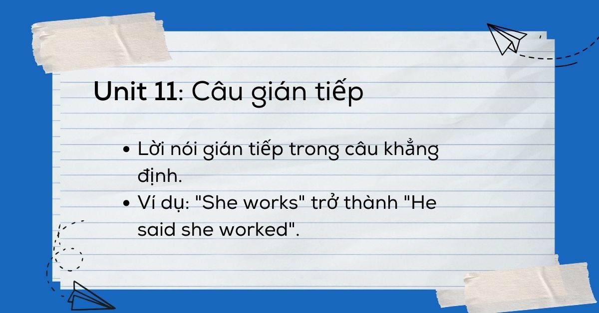 Ngữ pháp tiếng anh lớp 8 unit 11 có gì (Tổng hợp đầy đủ nhất)