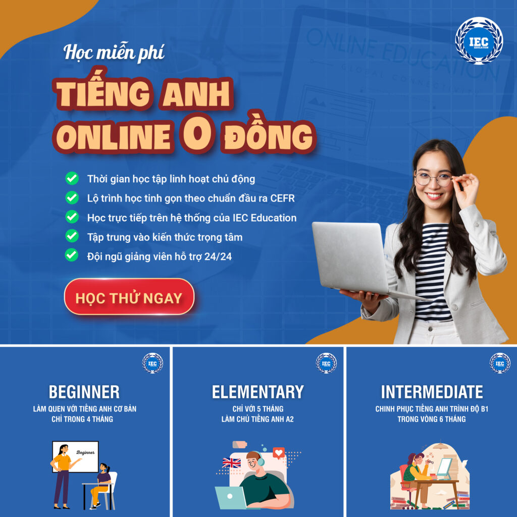Tìm lớp tiếng Anh cho người mất gốc học thử miễn phí ngay