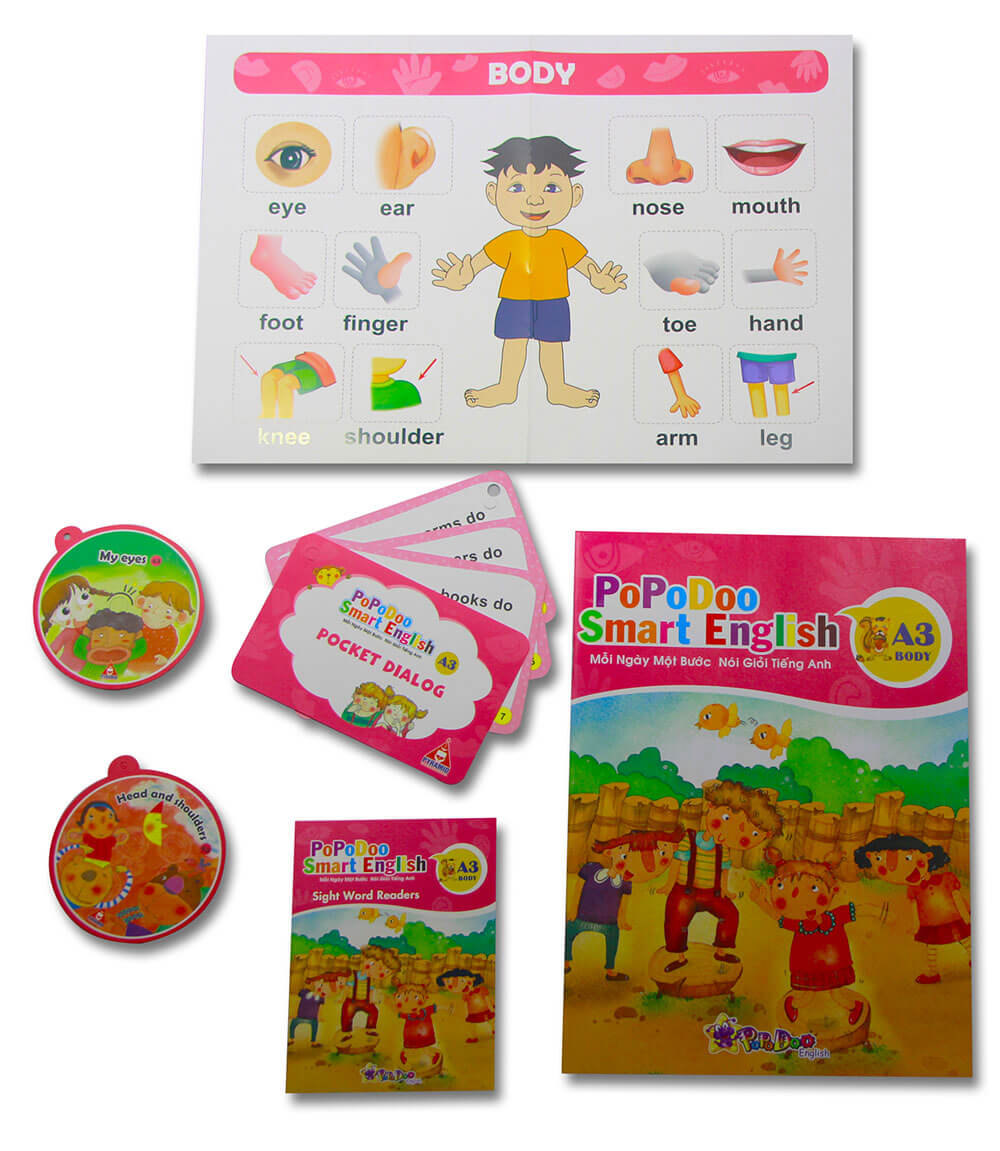 Giáo Trình Tiếng Anh Popodoo Cho Trẻ Em Giúp Bé Nghe Nói Tốt Hơn