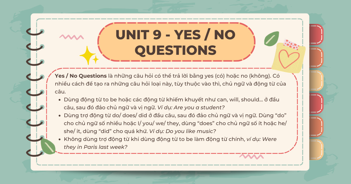 Ngữ pháp tiếng anh lớp 7 unit 9 có gì cần nhớ (Tổng hợp nhanh cho bạn đây)