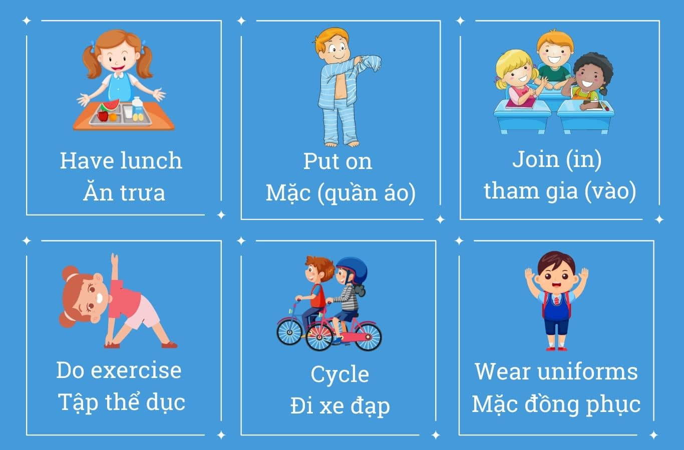 Từ mới tiếng anh lớp 6 theo từng Unit (Giúp bạn học tốt hơn mỗi ngày)