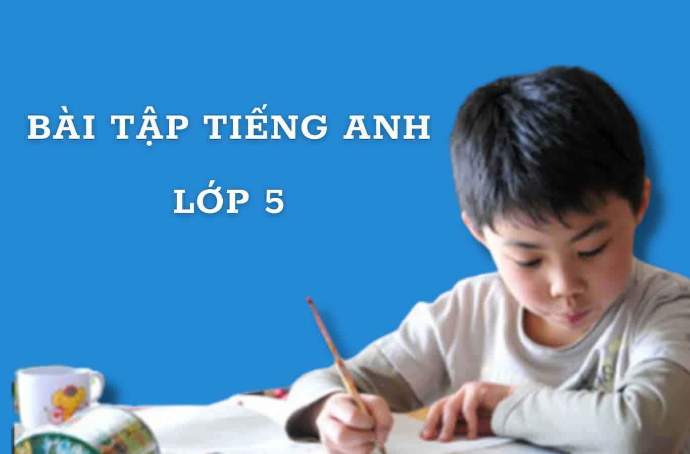 Bài tập tiếng anh lớp 5 có đáp án: Tìm ở đâu dễ nhất cho bé học giỏi?