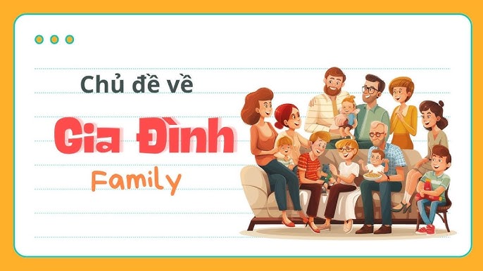 Bé Học Từ Vựng Tiếng Anh Chủ Đề Gia Đình Cực Nhanh Qua Hình Ảnh