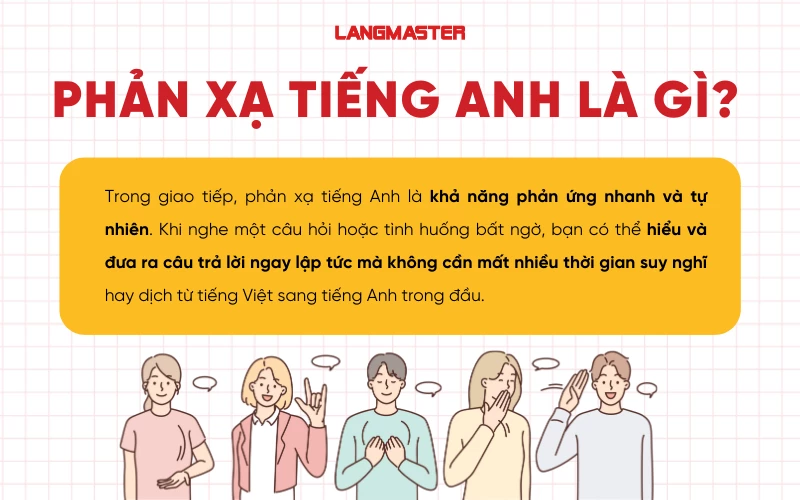 Cách tăng phản xạ tiếng Anh: "Bật mode" giao tiếp!
