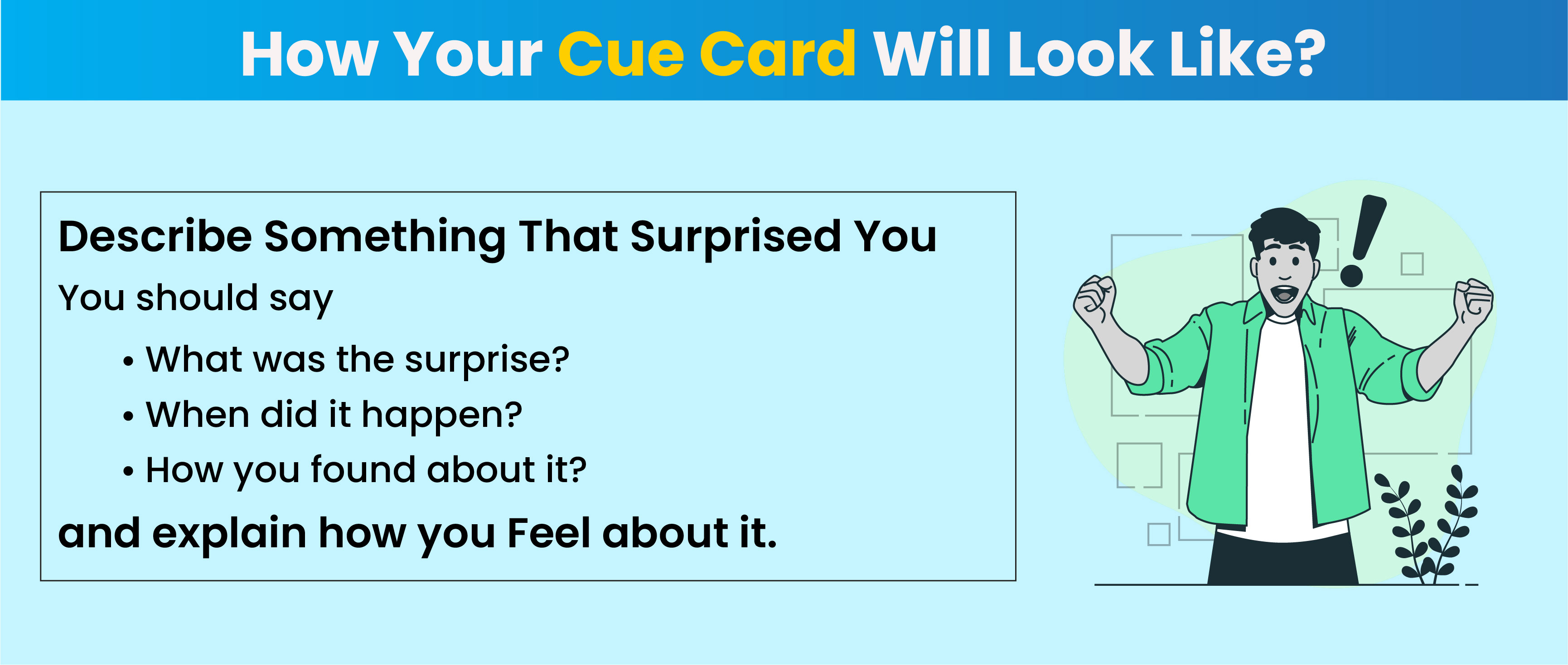 IELTS Speaking: Describe something that surprised you