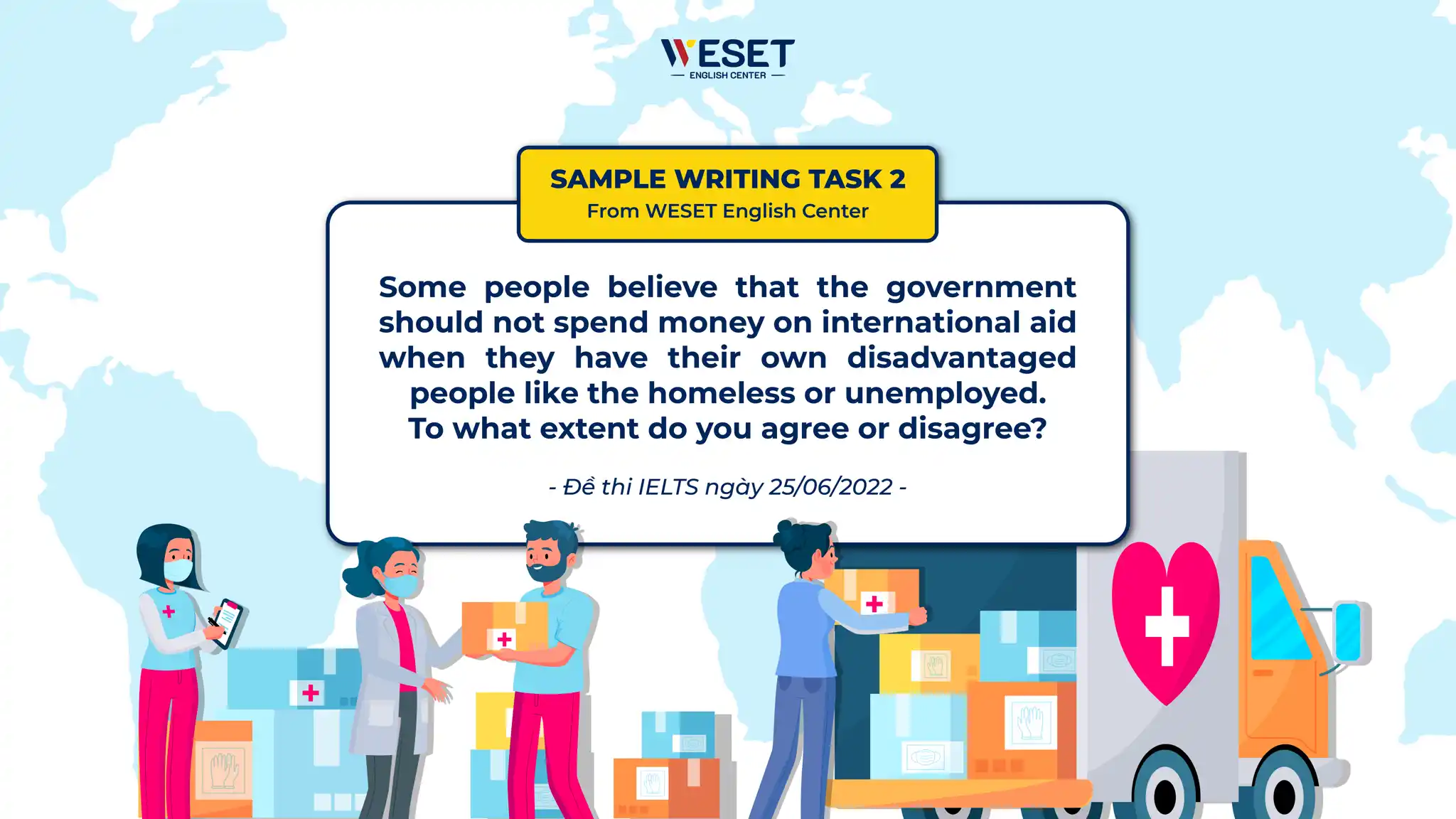 IELTS Writing Task 2 - International Aid | Bài mẫu