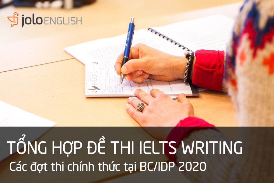 Tổng hợp đề thi IELTS Writing chính thức (tháng 01 - 12/2020)