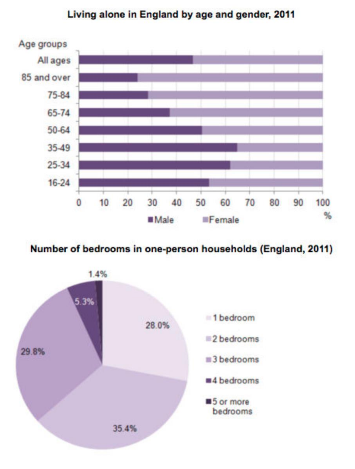 Bài mẫu Writing Task 1 - Dạng Bar Chart | Chủ đề: Households
