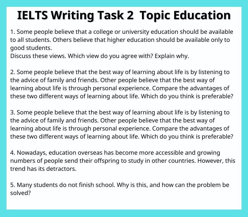 BÀI MẪU WRITING TASK 2 | CHỦ ĐỀ: STUDY