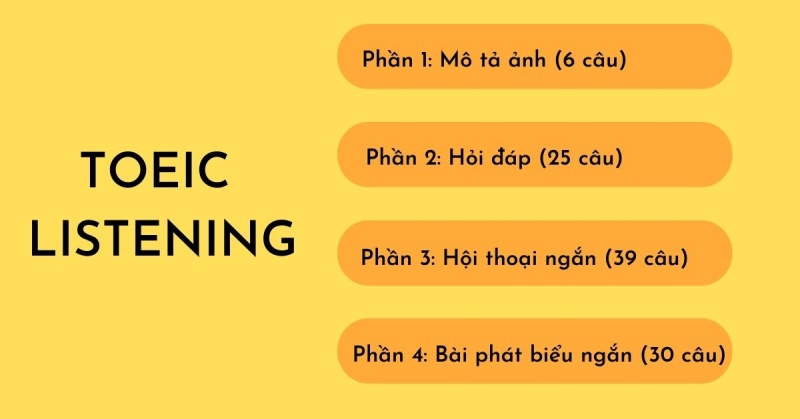 Cấu Trúc Đề Thi TOEIC Mới Nhất 2025