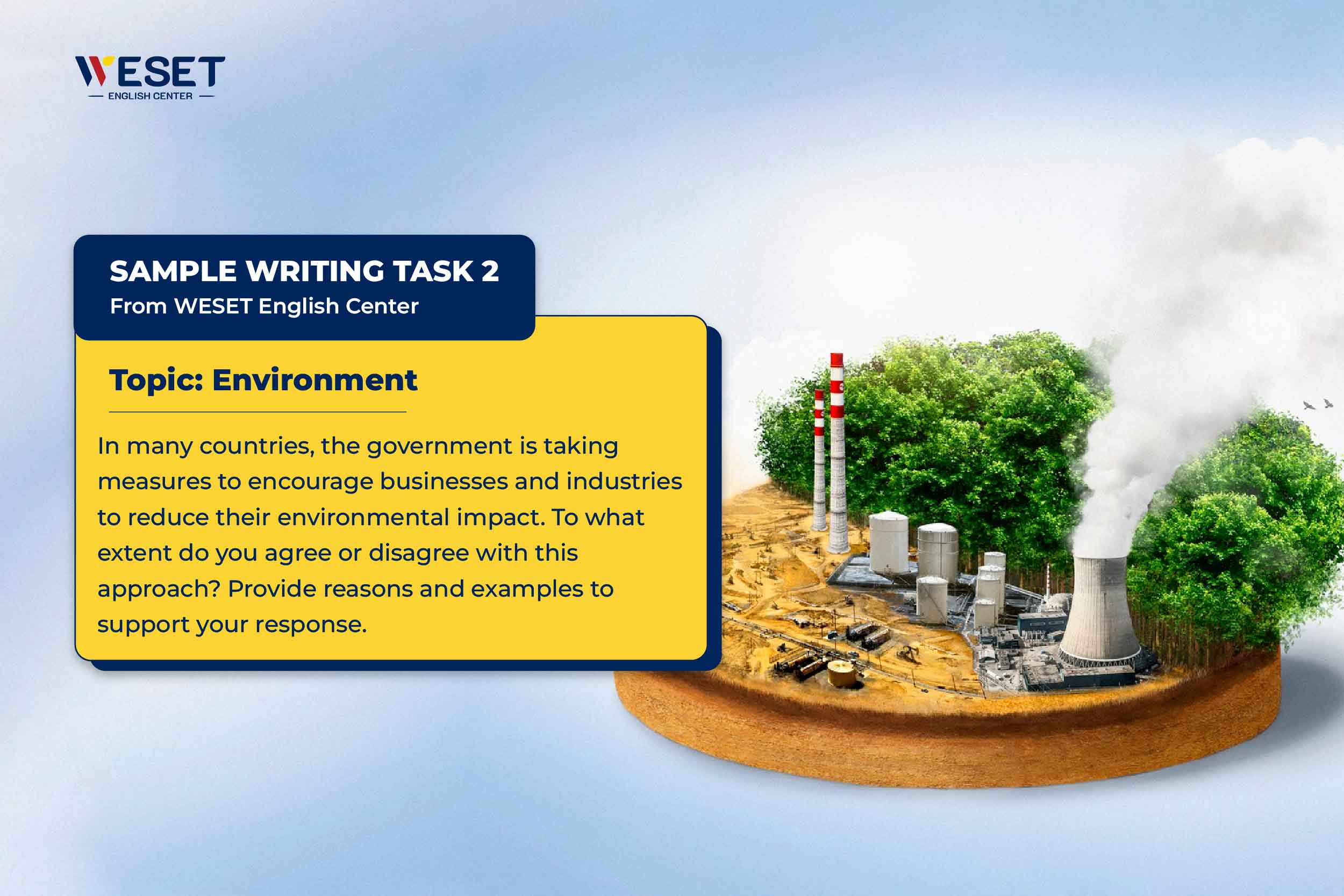 IELTS Writing Environment Task 2: Hướng dẫn bài mẫu