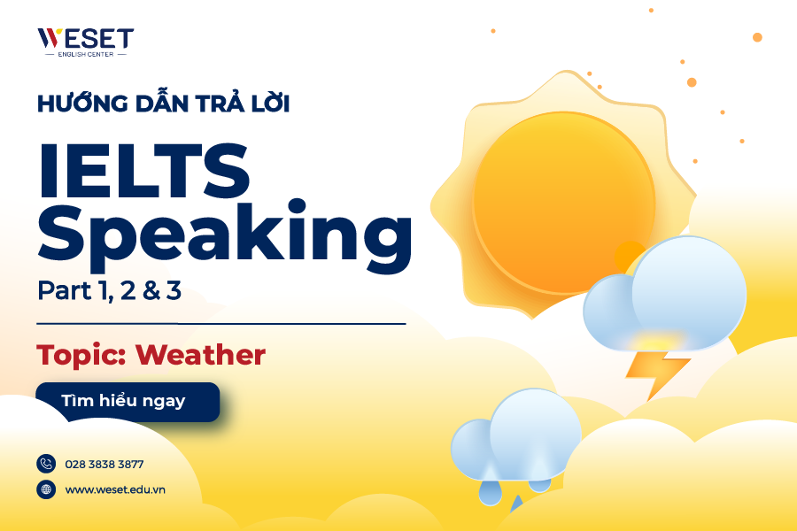 IELTS Speaking Weather – Part 1, 2 & 3 Sample