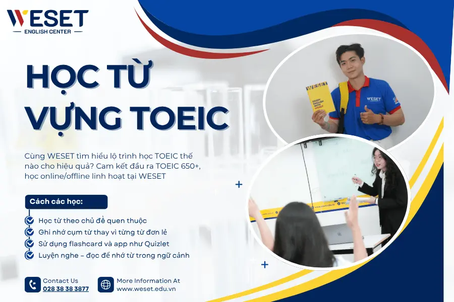 Học từ vựng TOEIC thế nào để hiệu quả?