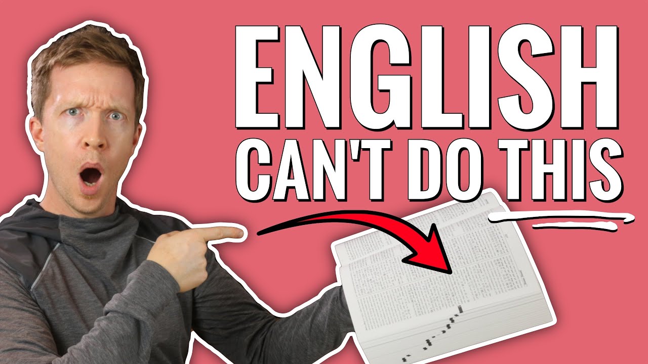 What the English language cannot do