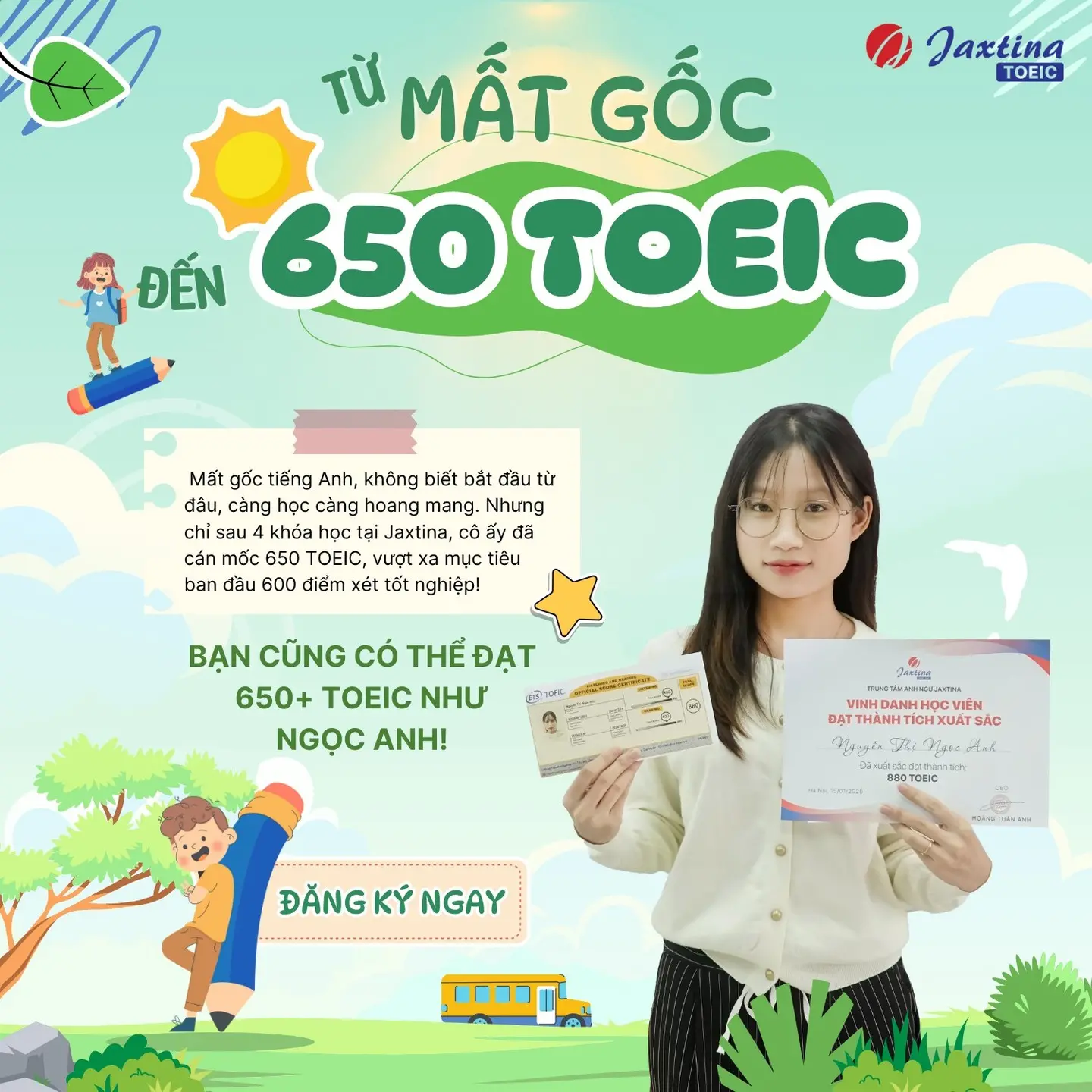 TOEIC cho người mới bắt đầu – Lộ trình & khóa học cam kết 650+