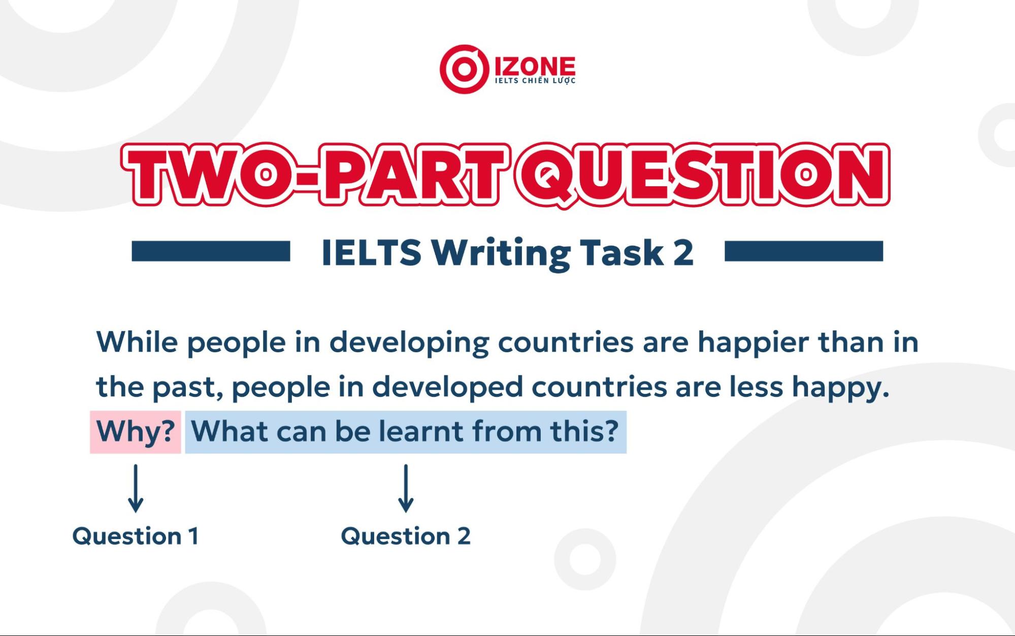 PHÂN TÍCH VÀ GIẢI QUYẾT ĐỀ THI IELTS WRITING TASK 2 | DẠNG TWO-PART QUESTION