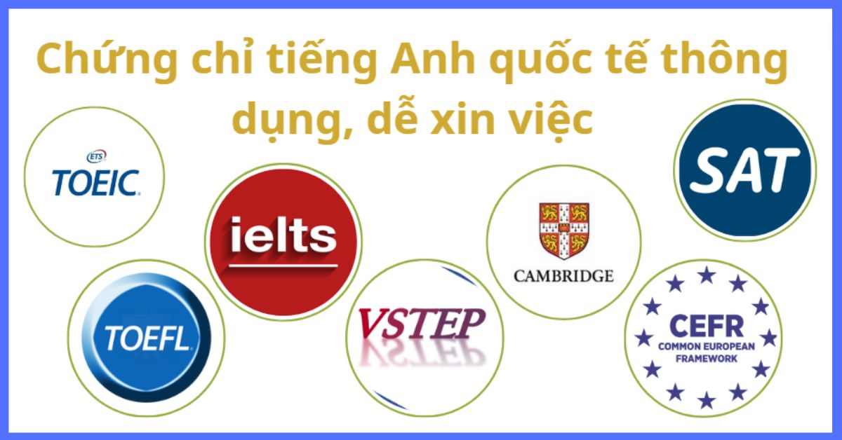 Điểm danh các chứng chỉ tiếng Anh mà bạn cần biết!