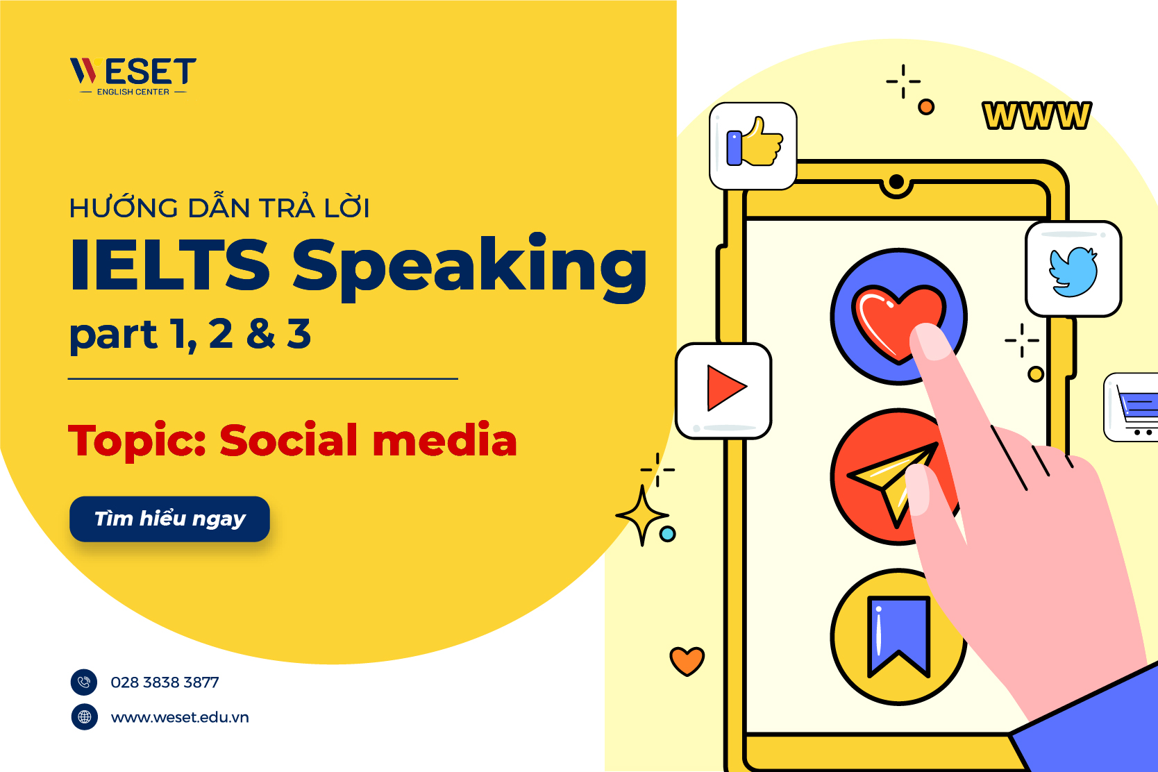 Social Media IELTS Speaking - Sample Part 1, 2 & 3