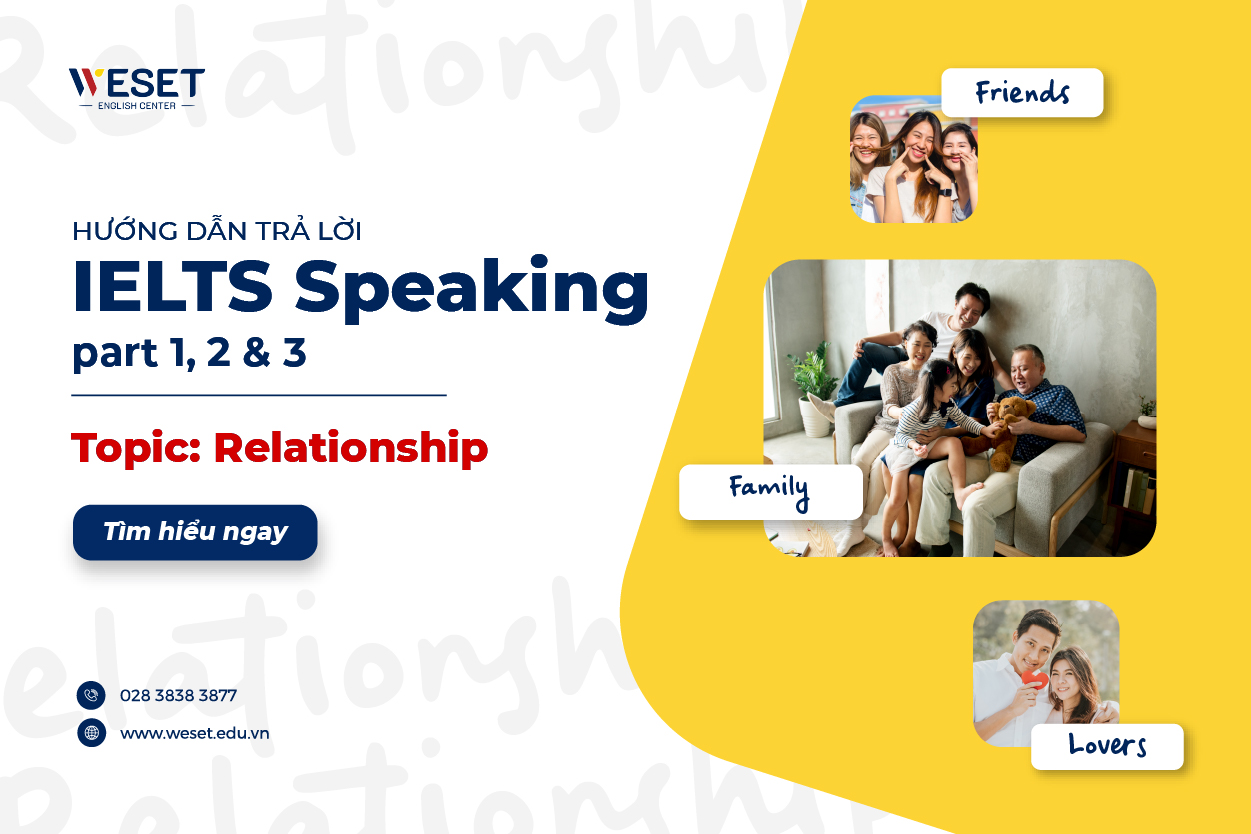 IELTS Speaking Topic Relationship – Part 1, 2, 3 Sample