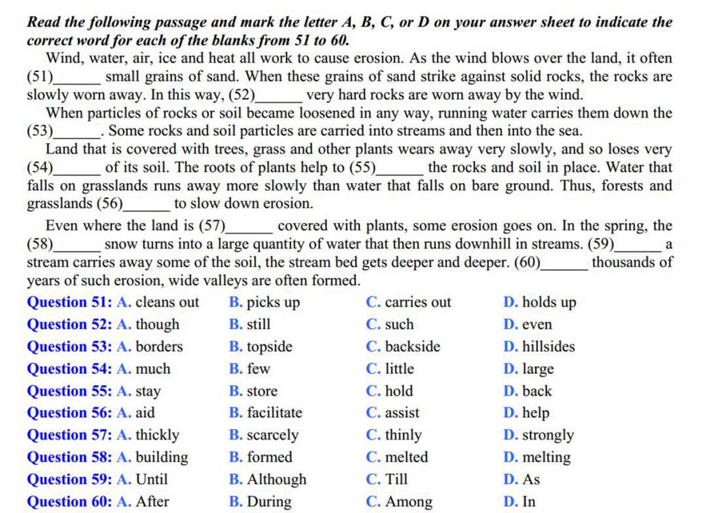 Muốn giỏi điền từ tiếng Anh? Đây là phương pháp làm bài tập điền từ tiếng Anh dễ hiểu.