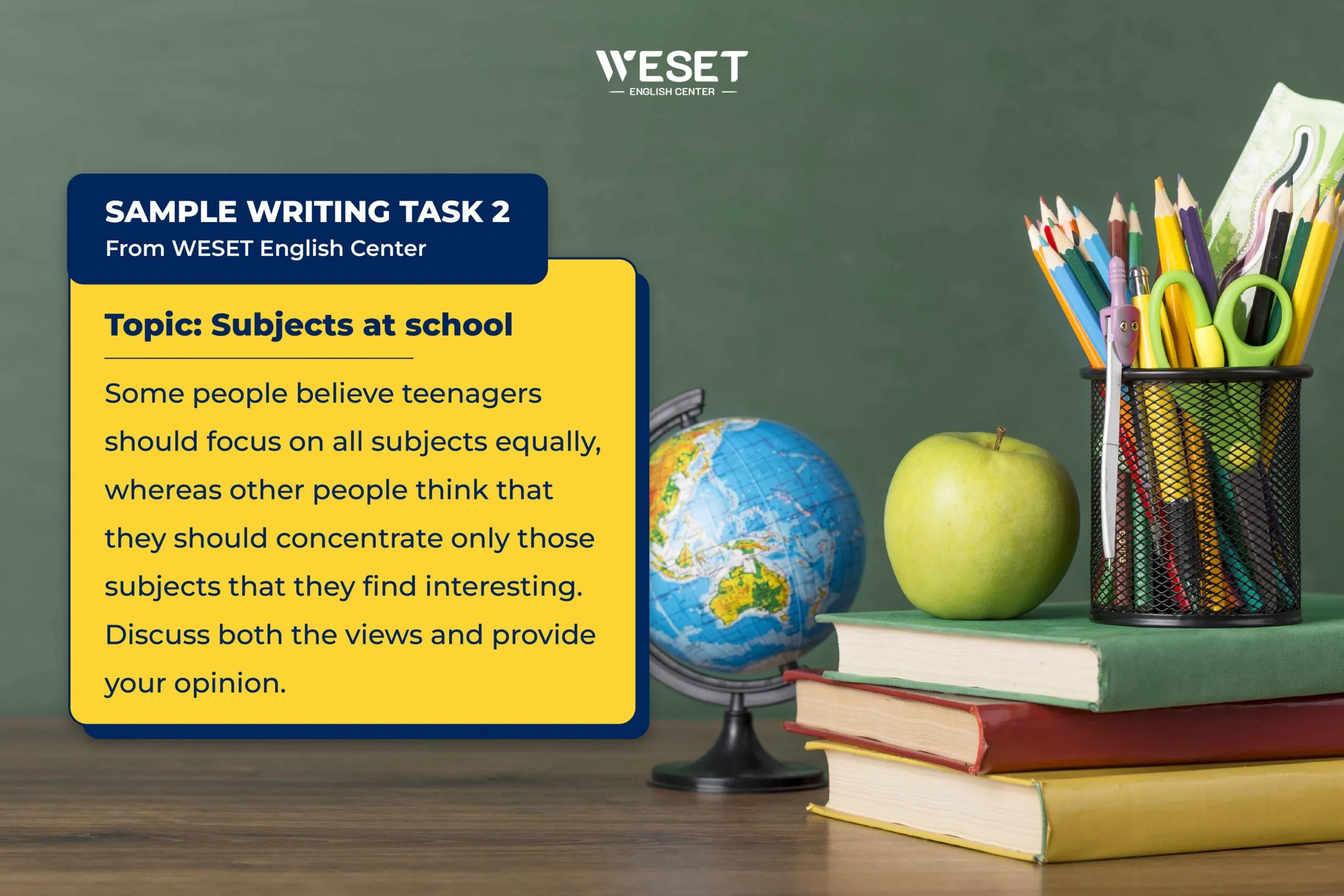 IELTS Writing Task 2 - Subjects at school | Bài mẫu