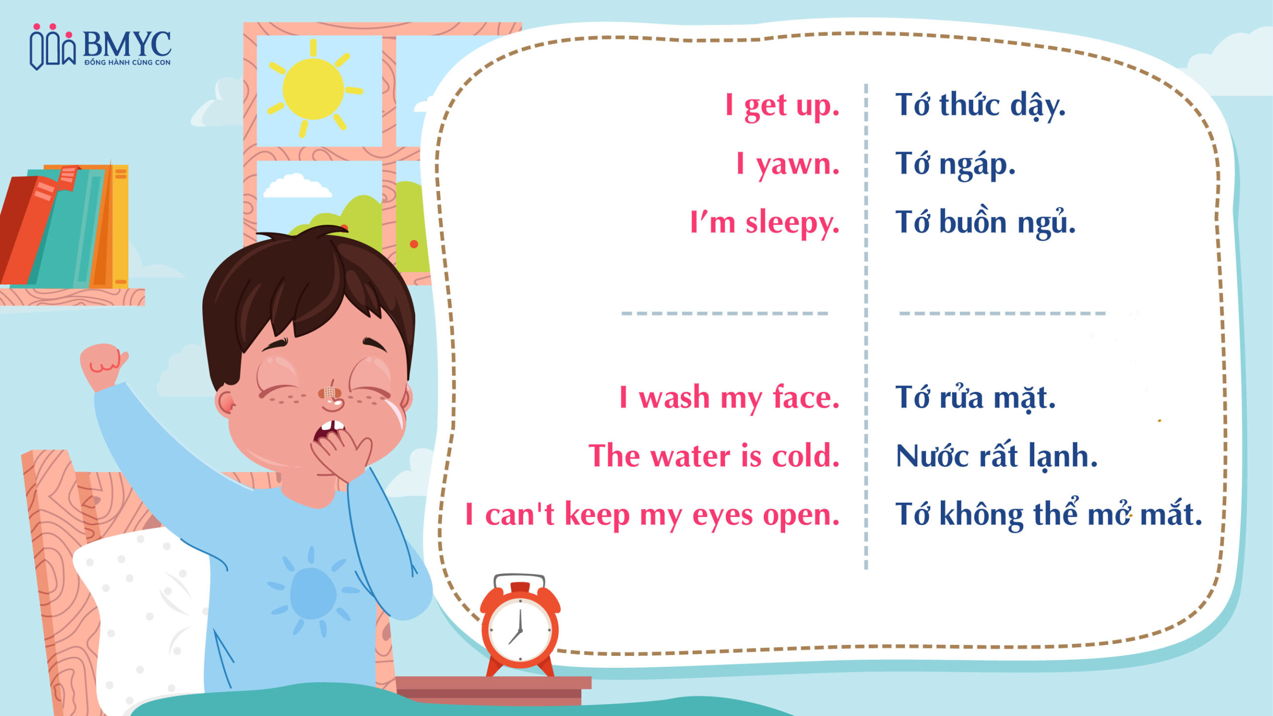 Những câu nói tiếng anh cho trẻ em giúp bé nhớ lâu cách học đơn giản