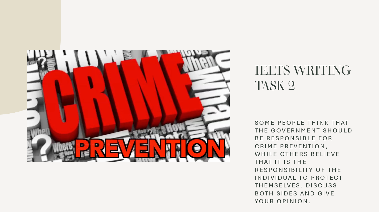 IELTS Writing Crime & Punishment: Bài mẫu Task 2