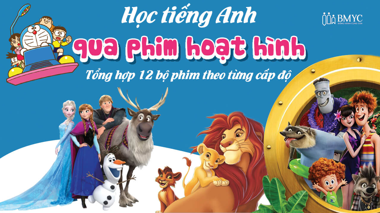 Xem hoạt hình tiếng Anh trẻ em ở đâu? Tổng hợp link chất lượng
