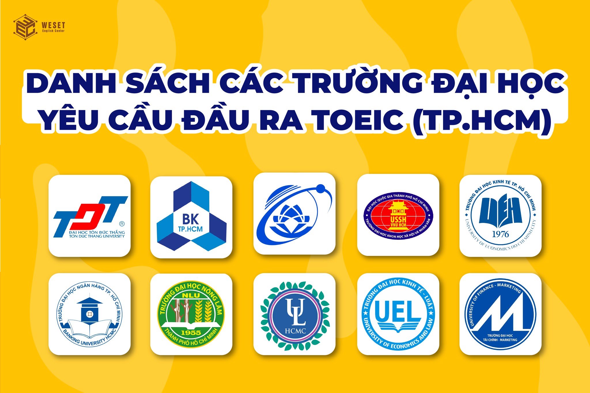 17 trường đại học tại TP.HCM yêu cầu đầu ra TOEIC