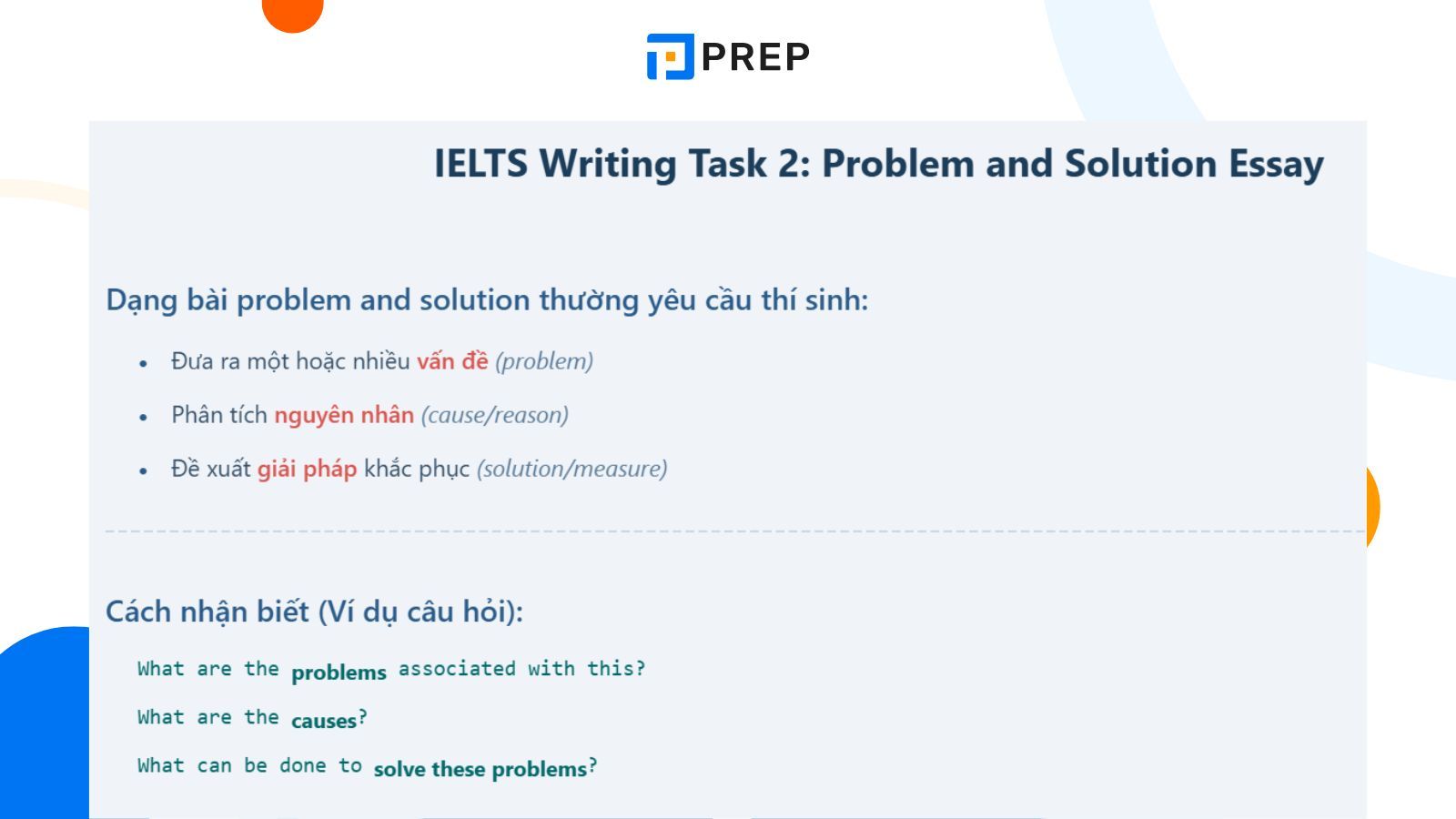Problem and Solution essay: Cách viết & Bài mẫu