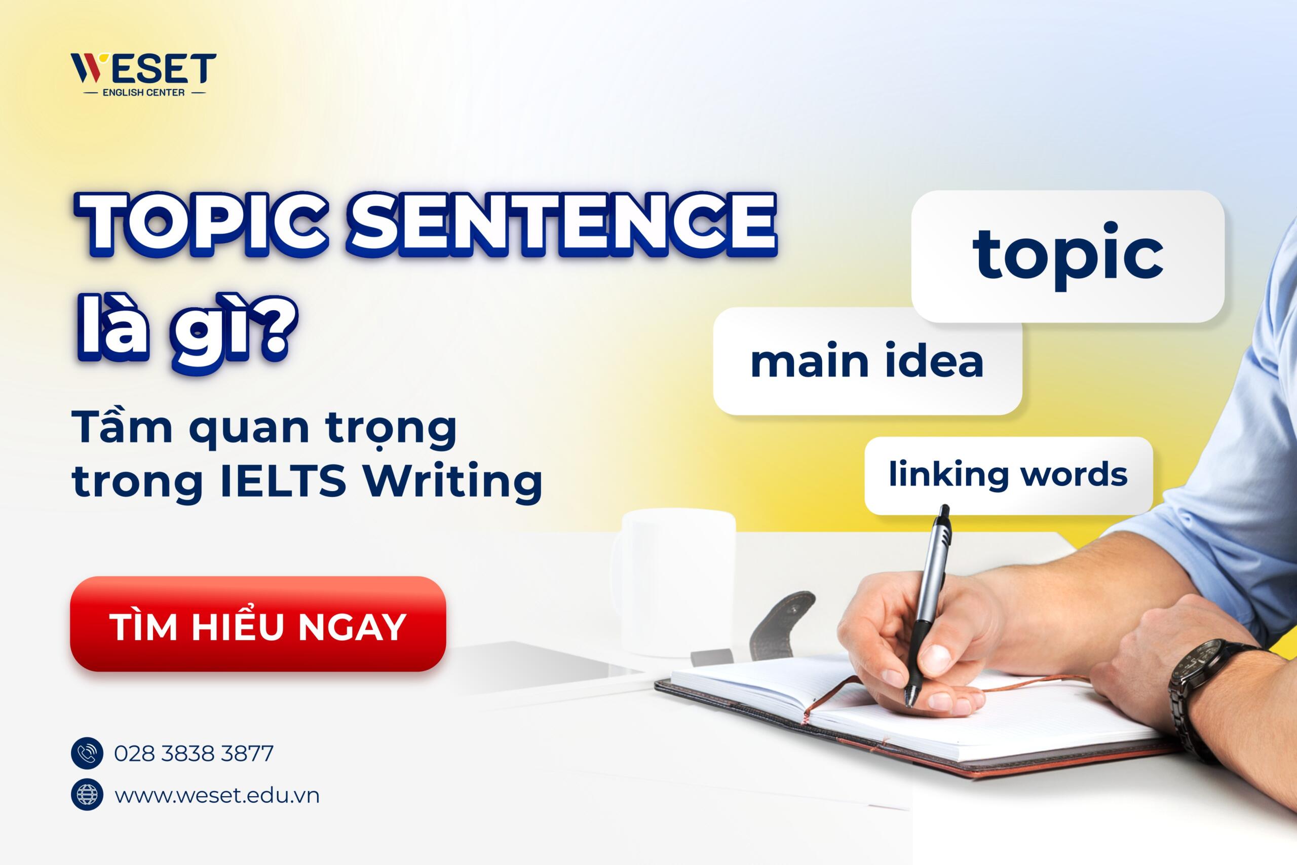 Topic sentence là gì? Tầm quan trọng trong IELTS Writing