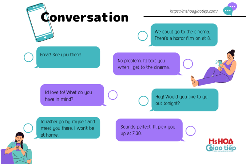 Cải thiện tiếng Anh với các đoạn hội thoại đơn giản (tuyệt chiêu cho bạn).