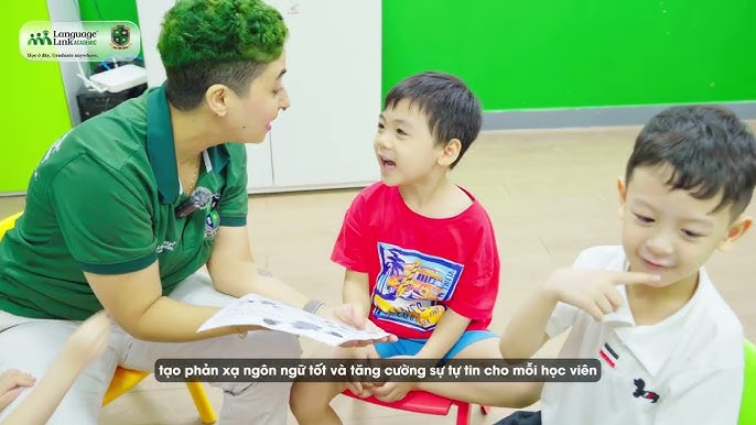 Học tiếng Anh trẻ em Language Link: Bé yêu thích, ba mẹ hài lòng!
