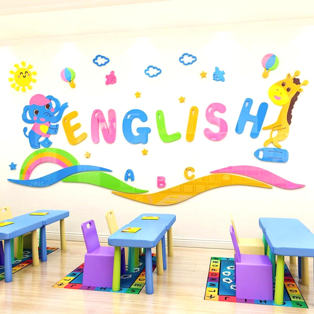 Mẹo trang trí lớp học tiếng anh trẻ em đẹp mắt, ấn tượng cho bé.