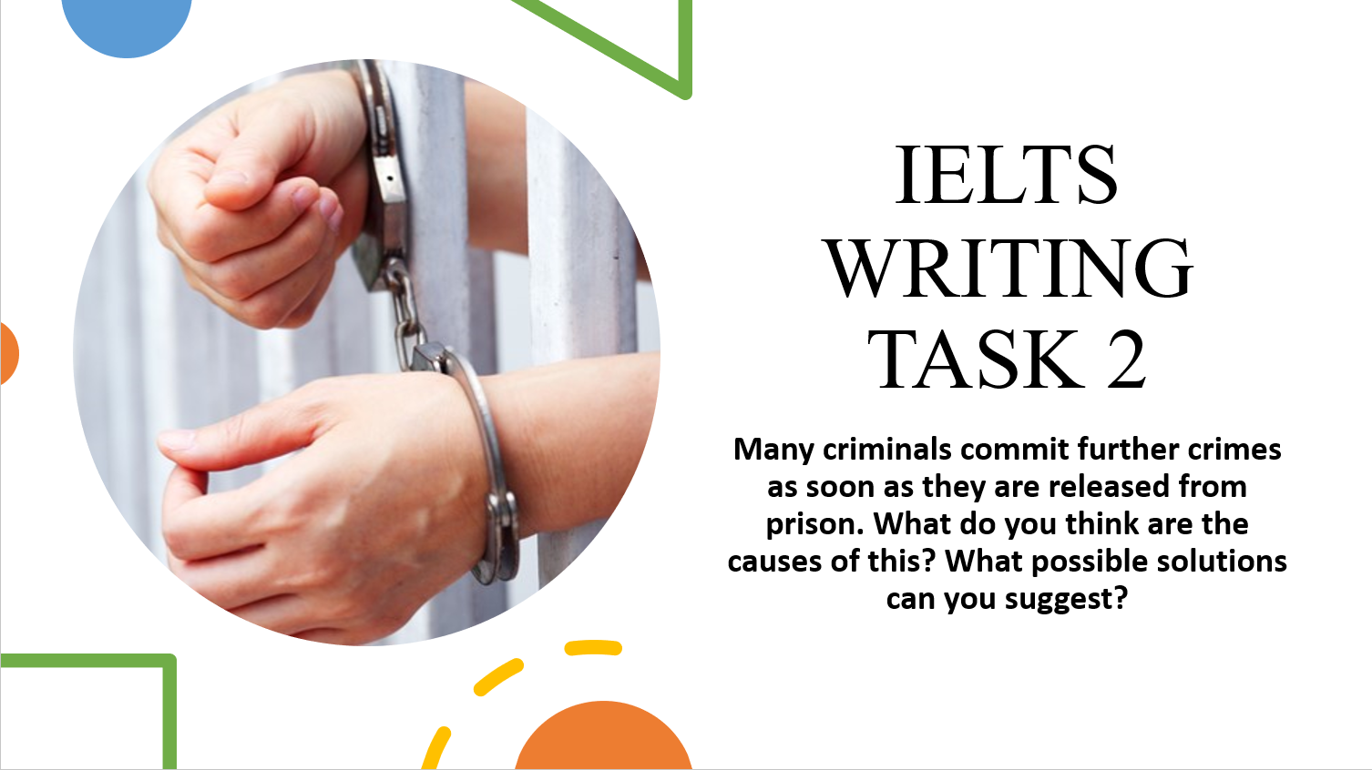 IELTS Writing Crime & Punishment: Bài mẫu Task 2