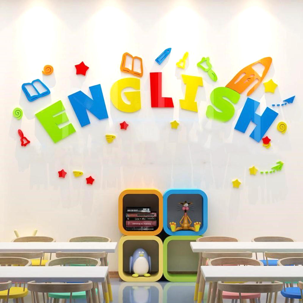 Mẹo trang trí lớp học tiếng anh trẻ em đẹp mắt, ấn tượng cho bé.
