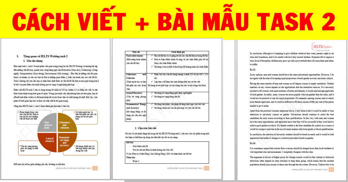 5 dạng Writing Task 2 & Bí quyết phân biệt nhanh