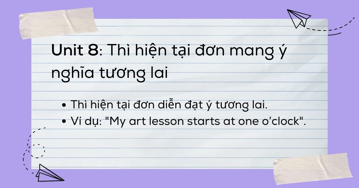 Unit 8 lớp 8 có những kiến thức nào quan trọng? (Tổng hợp đầy đủ)