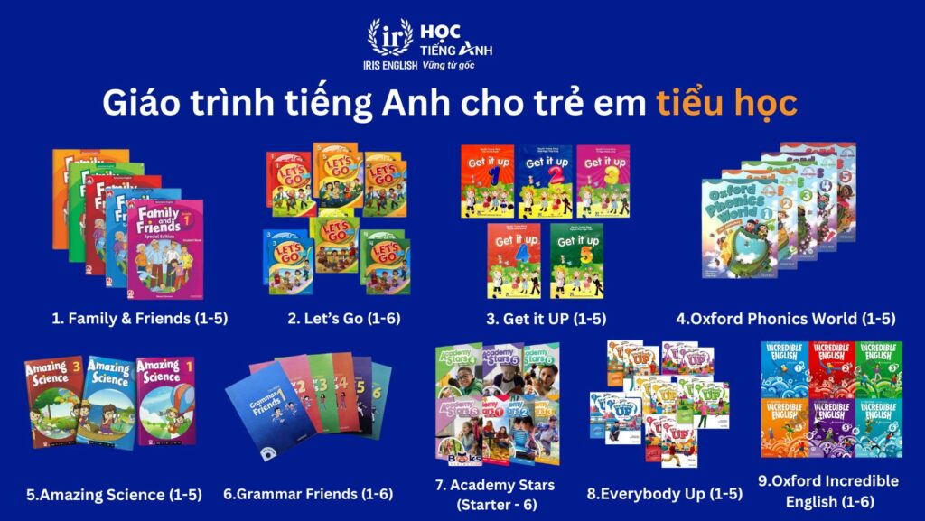 Các giáo trình tiếng anh cho trẻ em tiểu học (Tốt và hiệu quả 2024)