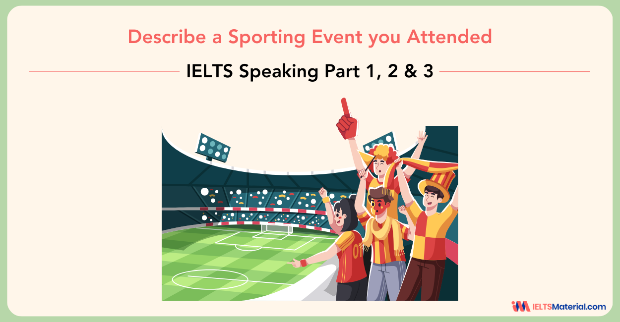 IELTS Speaking Sports – Part 1, 2 & 3 Sample