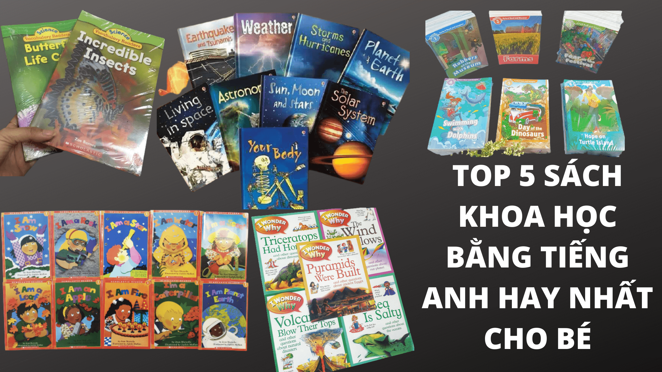 Sách tiếng Anh hay cho trẻ em: Cùng con khám phá thế giới qua từng trang sách.