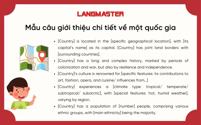 Khi giới thiệu về một đất nước bằng tiếng anh cần chuẩn bị gì? Đây là những điều cần nhớ.