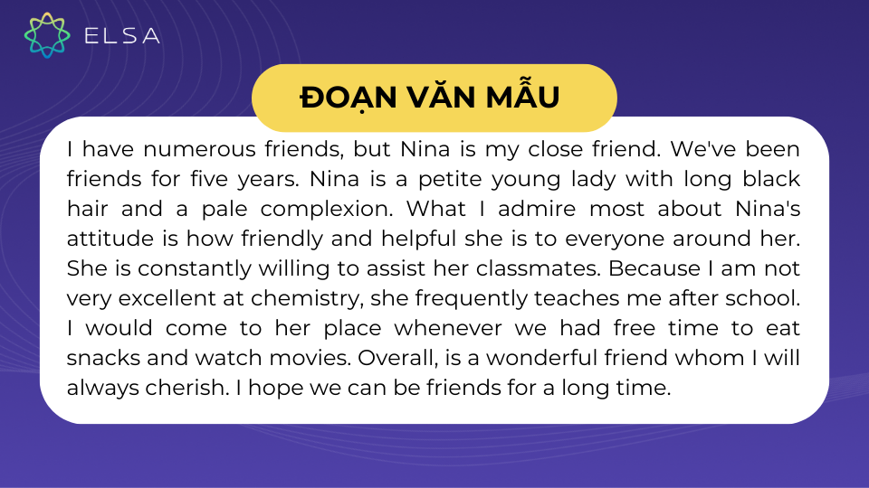 Mẹo miêu tả tính cách bạn thân bằng tiếng anh sao cho hay? Chia sẻ cách diễn đạt lôi cuốn.