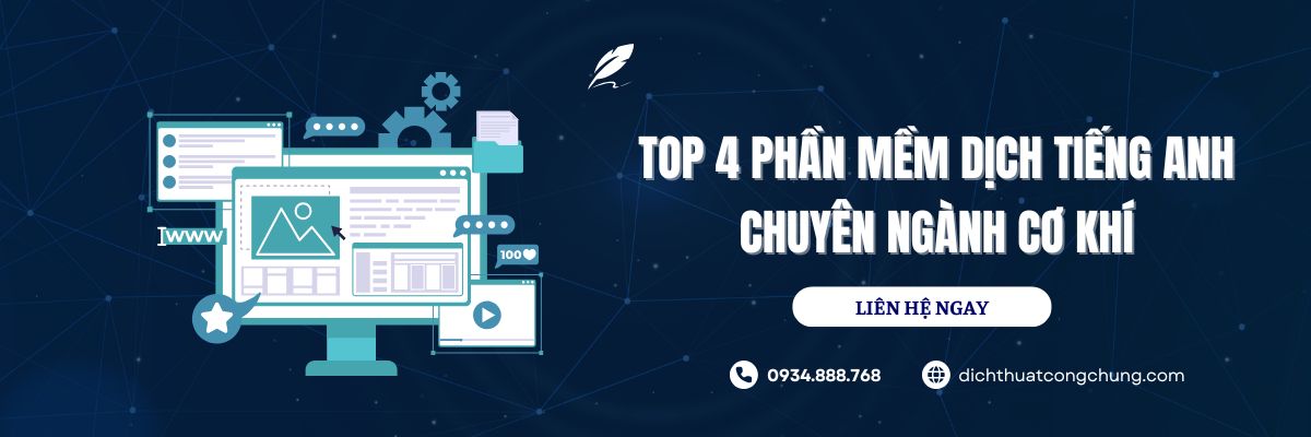 Phần mềm dịch tiếng Anh chuyên ngành cơ khí nào hiệu quả (Đánh giá)