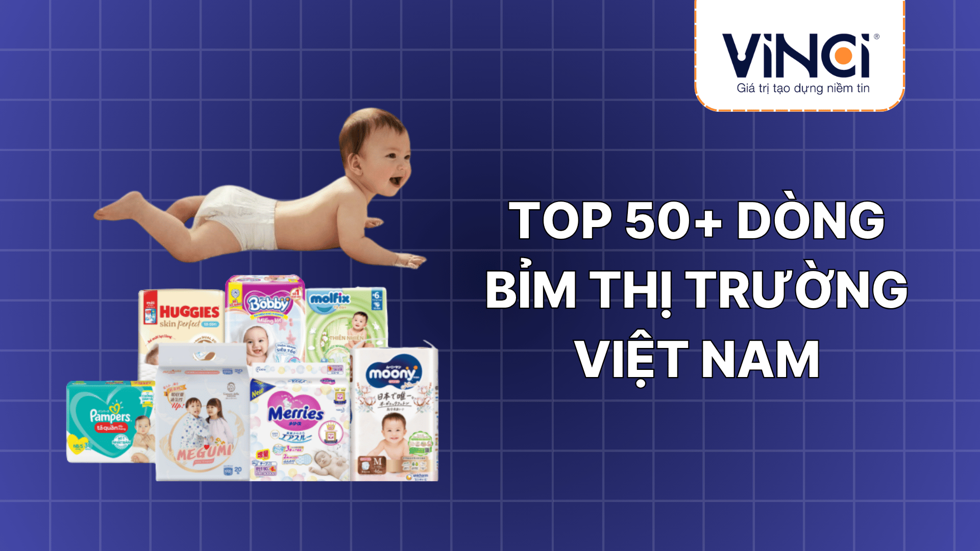 Mua bỉm trẻ em tiếng Anh ở đâu? (Top các thương hiệu bỉm uy tín)