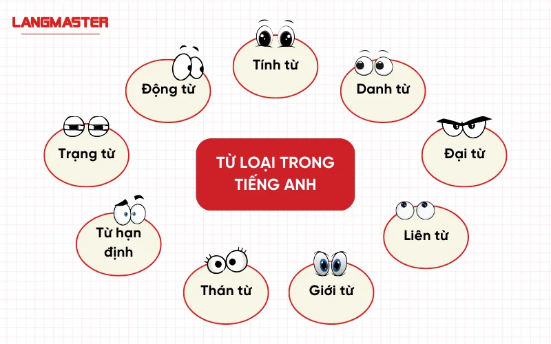 Hướng dẫn chi tiết về các loại từ trong tiếng Anh (kèm bài tập thực hành)