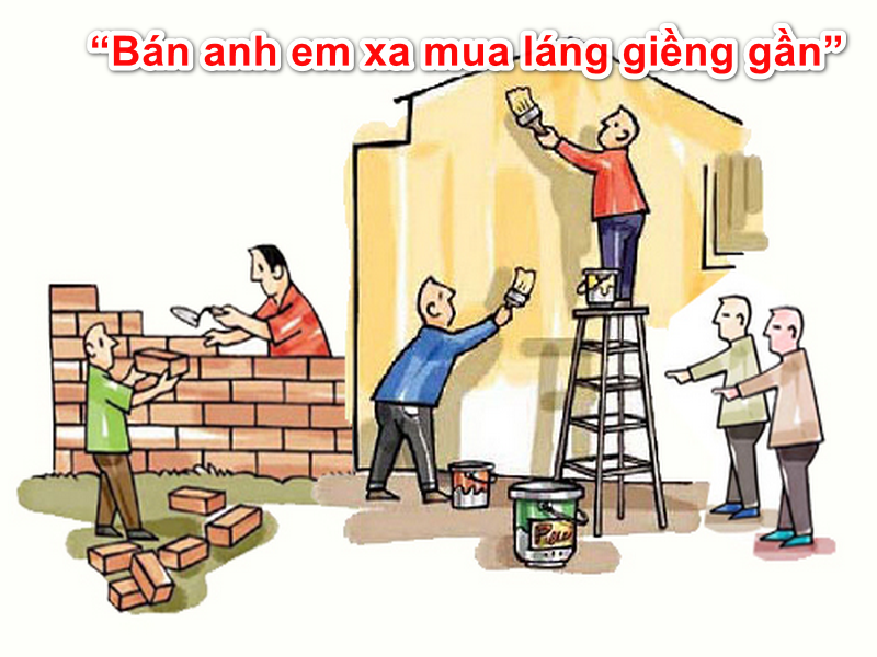 Học cách nói Bà con xa không bằng láng giềng gần bằng tiếng anh cực dễ