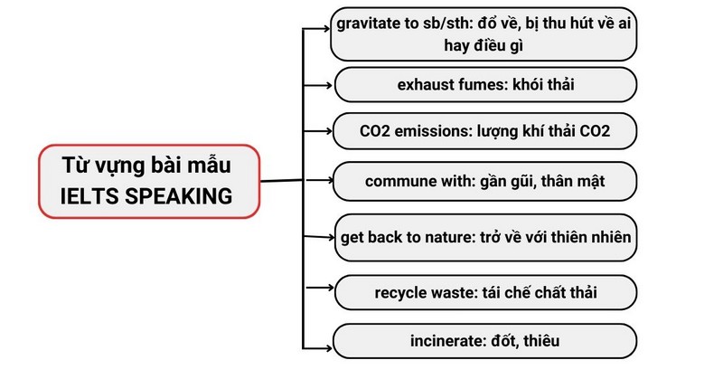 IELTS Speaking Topic Environment: Từ vựng & Bài mẫu Part 1, 2, 3