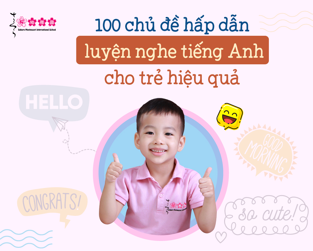 Các bài nghe tiếng Anh cho trẻ em theo chủ đề: Giúp bé vừa học vừa chơi!